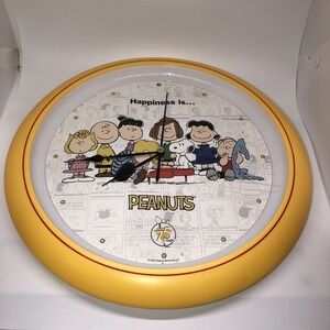 Peanuts Musical Clock Plays "Linus & Lucy" Every Hour, Mark Feldstein, 13 Inch